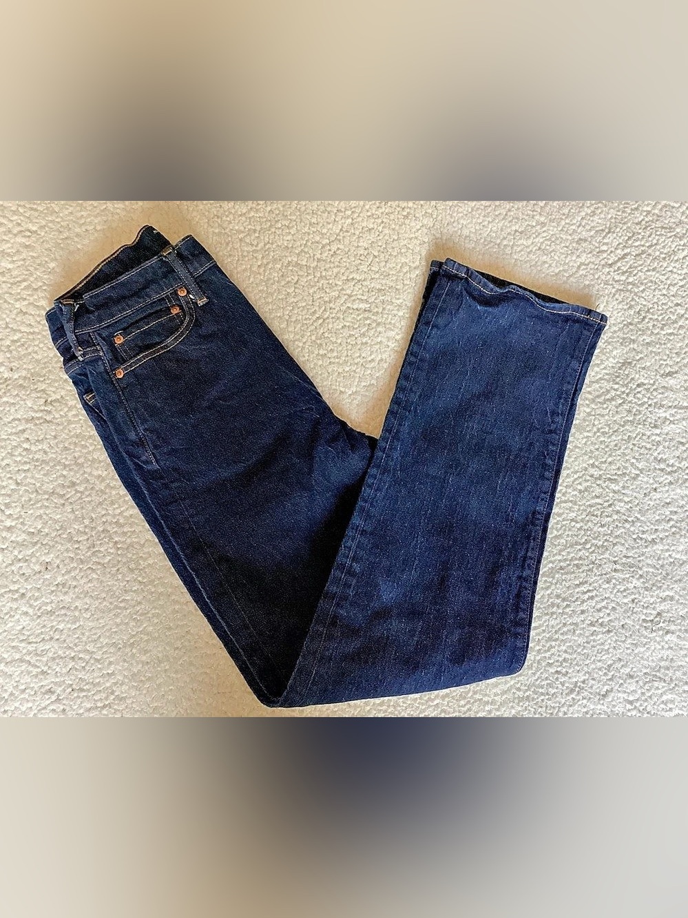 Abercrombie & Fitch Size 28 Baggy Jeans Dark Wash Y2K 90s Relaxed Denim